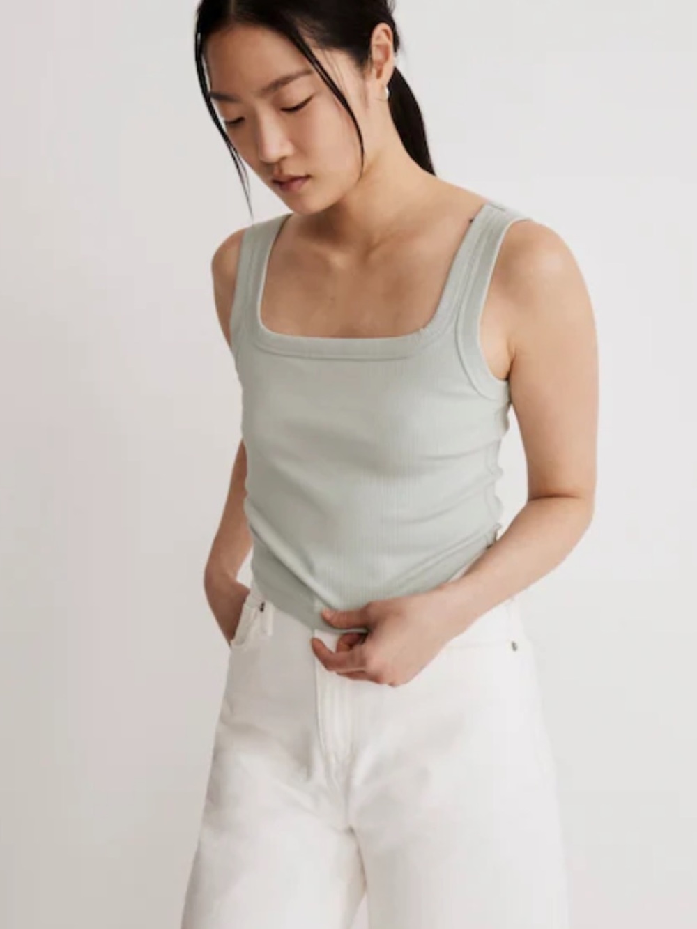 Madewell Sleekhold Crop Tank